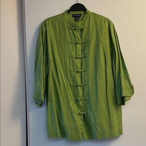 Jones New York Linen tunic top